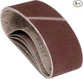 3 Pcs Sanding Belts 3 x 21 Inch 120 Grit Aluminum Oxide Abrasive Sandpaper for Belt Sander Metal Grinding Wood Working Weld Rust Removal