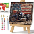 hkejoi Framed Paint by Number American Flag by hkejoi