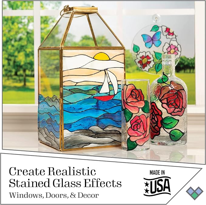 Gallery Glass Window Acrylic Craft Paint Set Formulated to be Non-Toxic - Image 3
