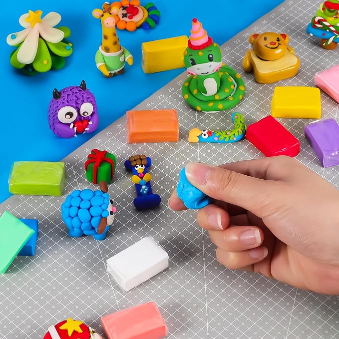 CiaraQ Polymer Clay Kit, Mini Modeling Clay Set | - Image 7