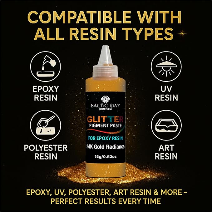 Emerald Depth Lustre Epoxy Pigment Paste XL – Ultra-Concentrated Deep Green - Image 5