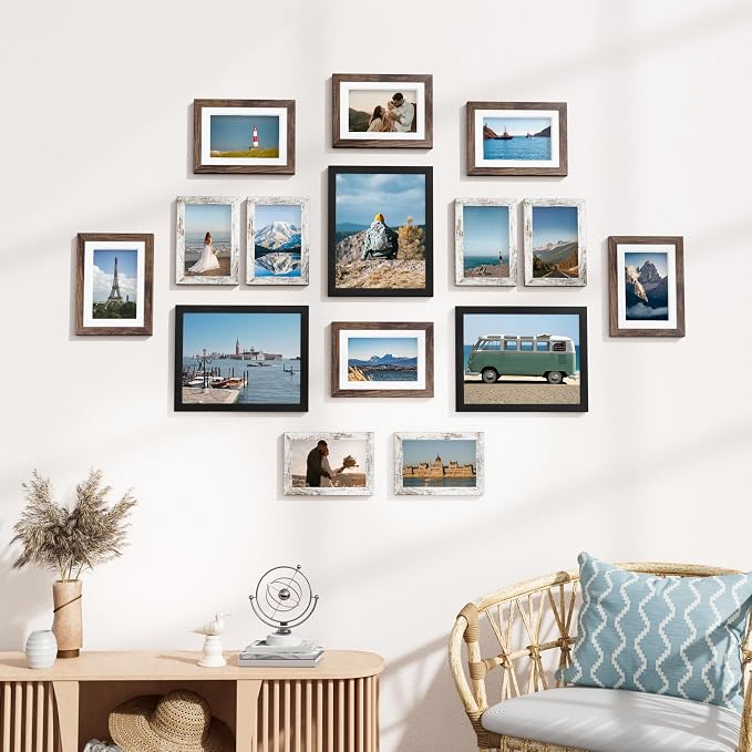 Vittanly 15 Pack Picture Frames Collage Wall Decor - Image 8