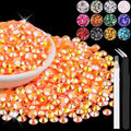 4000PCS 5mm Resin Jelly Rhinestones in Bulk, Bedazzling Flatback Crystals by BELLEBOOST
