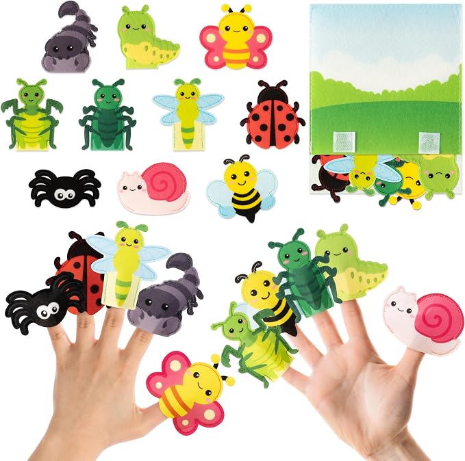 COcnny Insect Finger Puppets Craft by COcnny