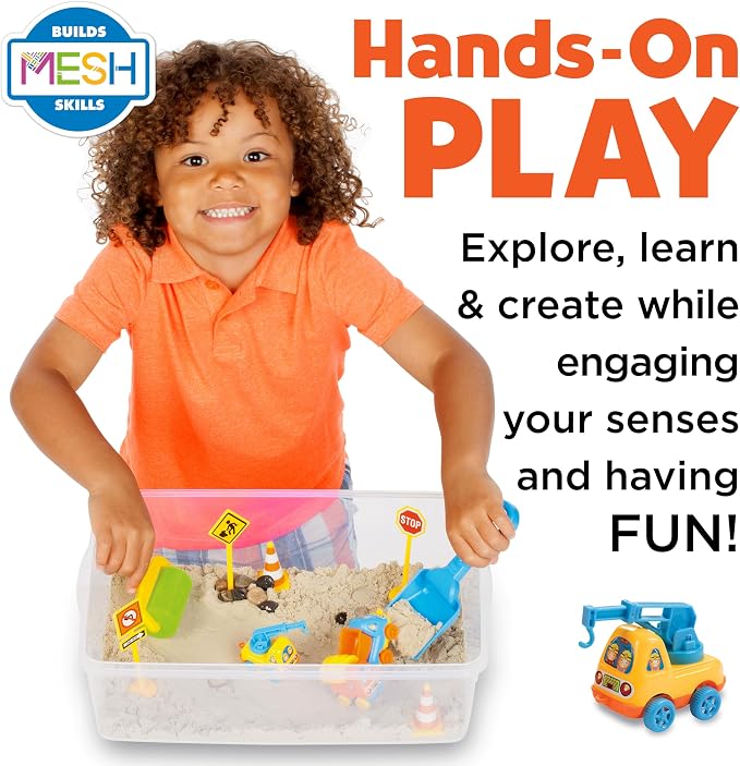Creativity for Kids Sensory Bin: Construction Zone Playset - Image 2