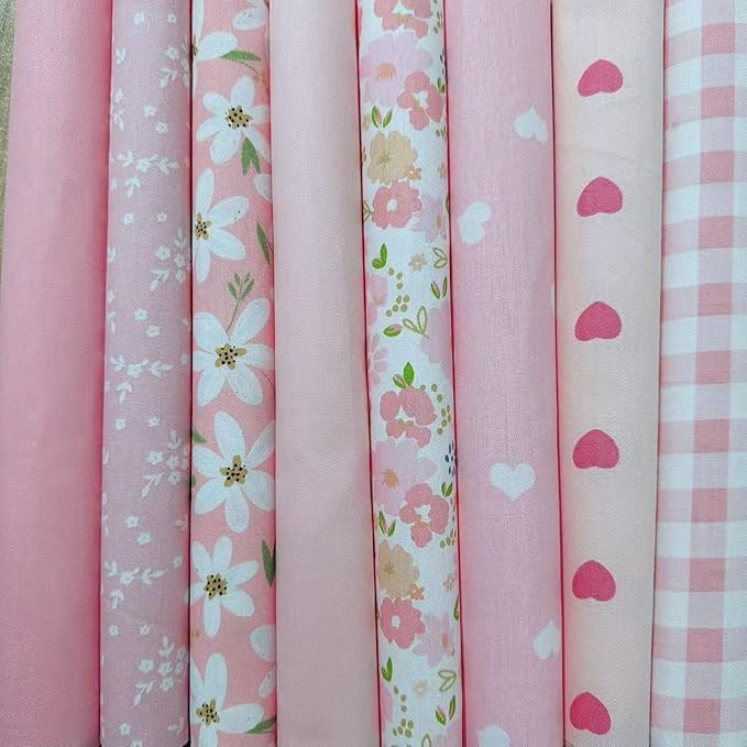 9.8" x 9.8" Cotton Fabric DIY Making Supplies Quilting Patchwork Fabric Fat by Antetek