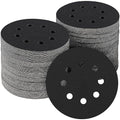 100PCS 5 inch Silicon Carbide Sanding Discs 150 Grit, Wet Dry Orbital 5 Sander Hook and Loop Sandpaper Disc, Best for Metal,Automotive,Wood Polishing