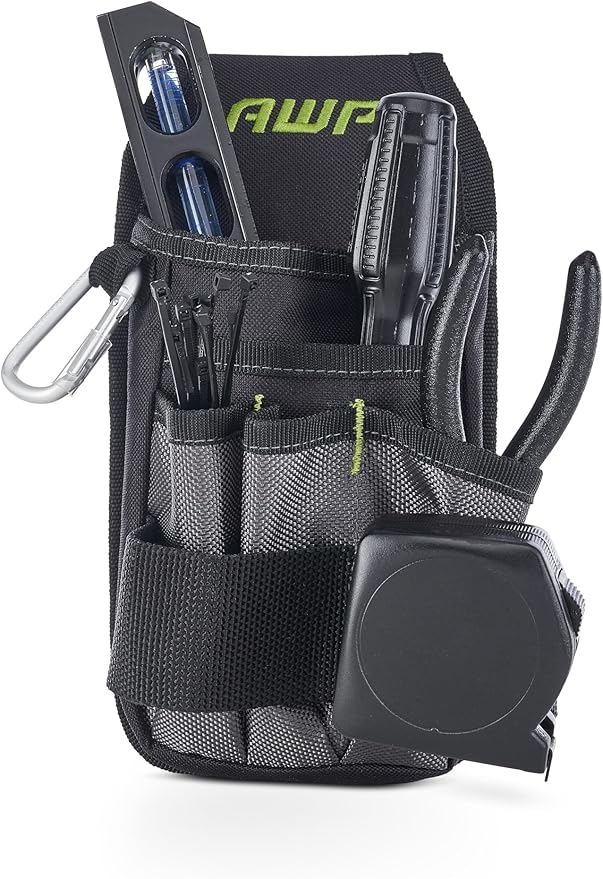 AWP Tool Pouch, Electrician Tool Pouch, Premium, Professional Multi-Pocket Organizer