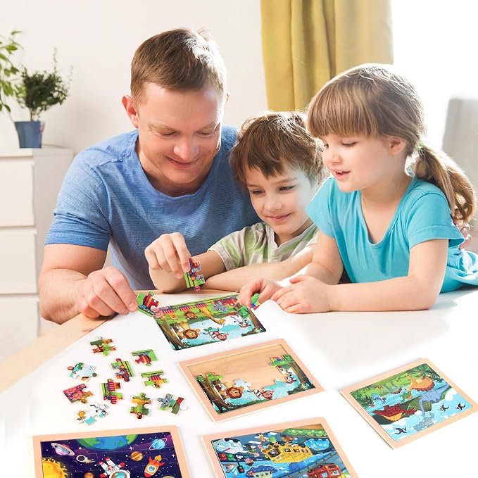 Wooden Educational Jigsaw Puzzles - Image 6