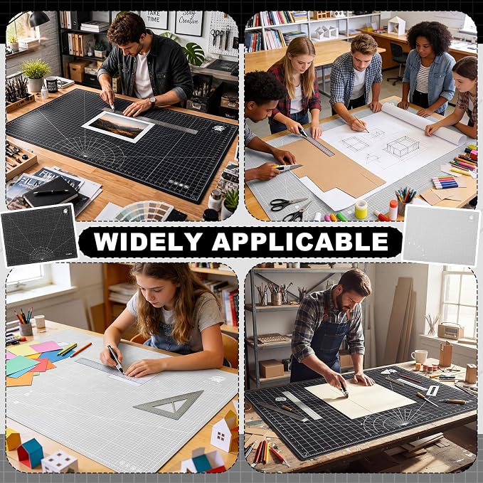 Pangda 36 x 48 in Large Self Healing Cutting Mat Extra Thick Double Sided - Image 5