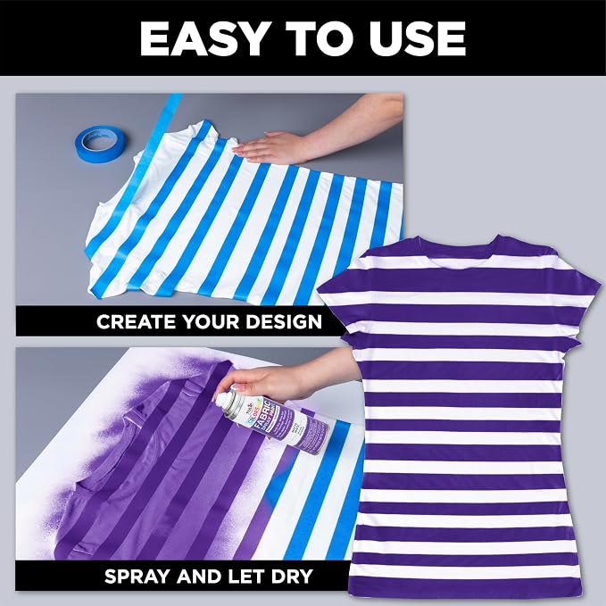 Tulip ColorShot Instant Fabric Spray Paint, Permanent Color Spray-On Fabric - Image 3