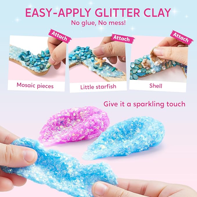 JOVA Klever Kits Mosaic Photo Frame Craft Kit, DIY Crafts - Image 4