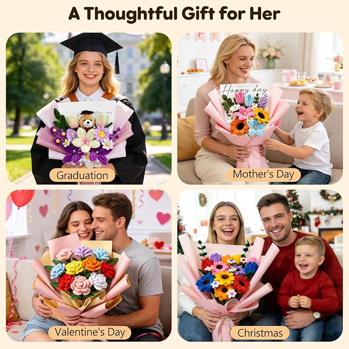 EARLY MINDS 800Pcs Pipe Cleaner Flower Kit - Image 8