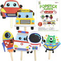 VKPI Make 6 Popstick Puppets Craft Kit by VKPI