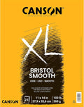 Canson XL Series Bristol Paper, Foldover Pad, 11x14 inches, 25 Sheets by Unknown