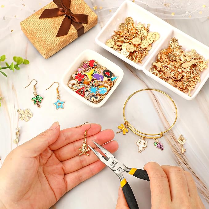 SANNIX 350Pcs Charms for Jewelry Making - Image 5