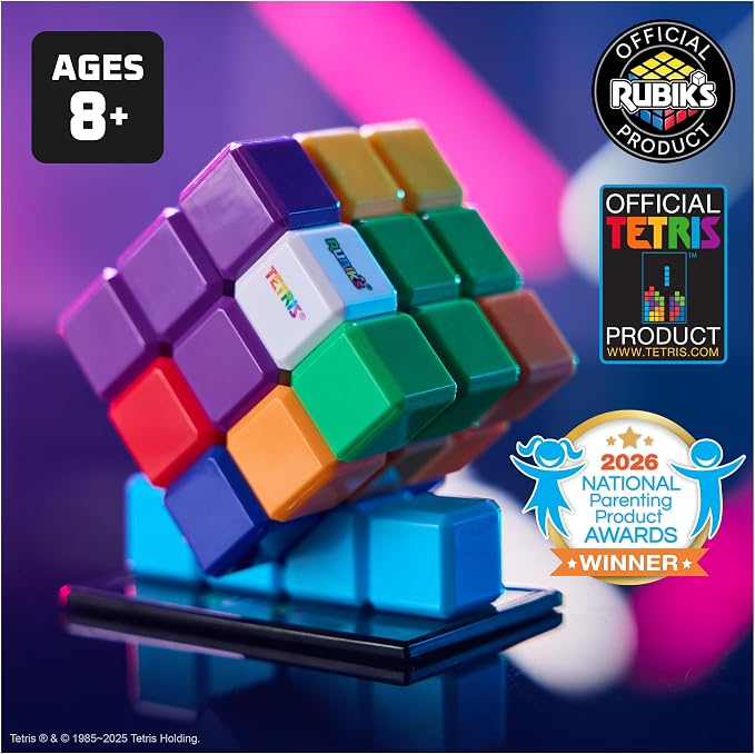 Rubik's Cube Tetris Edition 3x3 Cube Shapeshifting Puzzle Game Brain Teaser - Image 2
