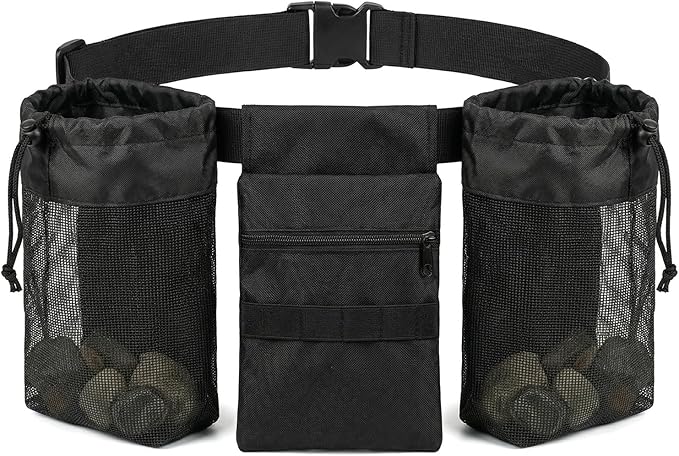 Rock Collecting Waist Bag, Foraging Bag by TRILVIX