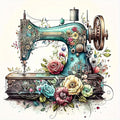 Flower Stamped Cross Stitch Kits by Unknown