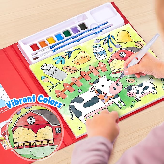 JoyCat Paint with Water Coloring Books - Image 9