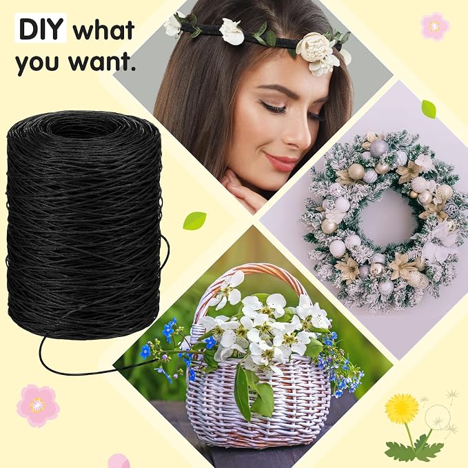 Syhood 673 Feet Floral Vine Bind Wire Rustic Wrapping Wire - Image 5