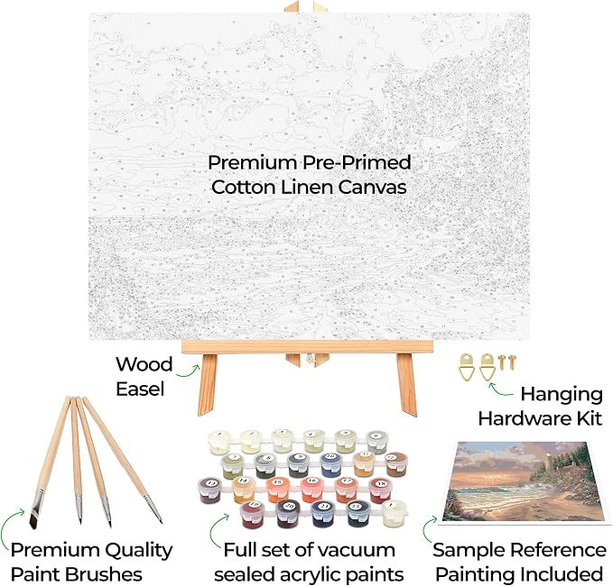 Ledgebay DIY Paint by Numbers Kit - Image 2