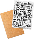 Geiserailie 1 Pcs Embossing Folders 2d/3D Embossing Machine Template Paper Card by Geiserailie