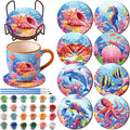 Reallnaive 8 Pcs Ocean Paint by Numbers Kit by Unknown