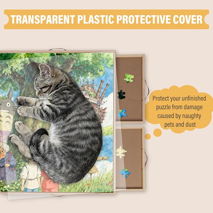 1500 Piece Rotating Puzzle Board, - Image 4