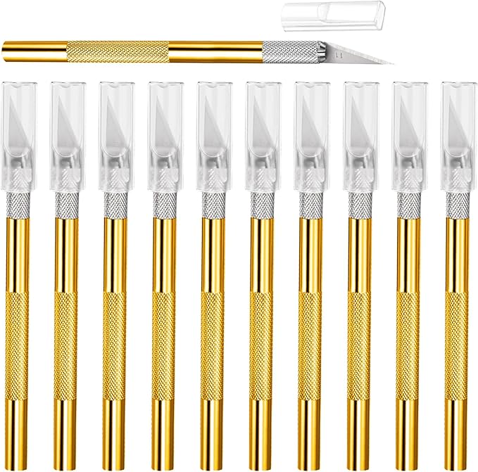 15 Pack Exacto Knife Set, Hobby Knife, Back to School Supplies Craft Knifes Kit by Mudder