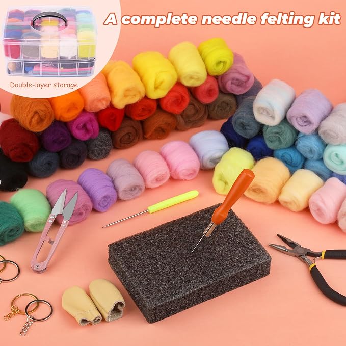 QMNNMA 241 Pcs Needle Felting Kit - Image 7