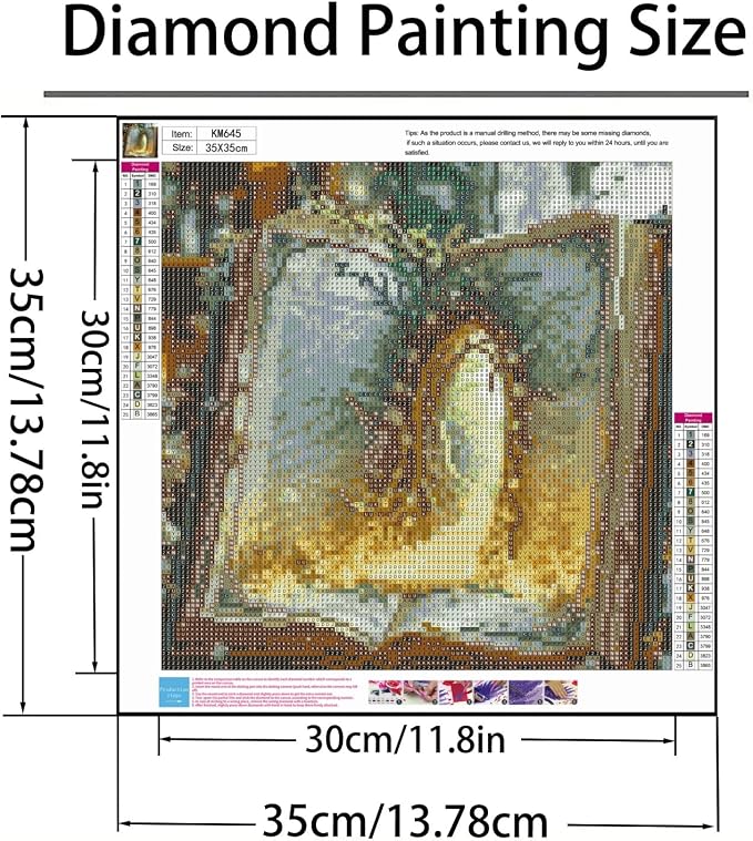 Diamond Paintings Kits for Beginners, Tree Book Door Diamond Arts Kits for - Image 5