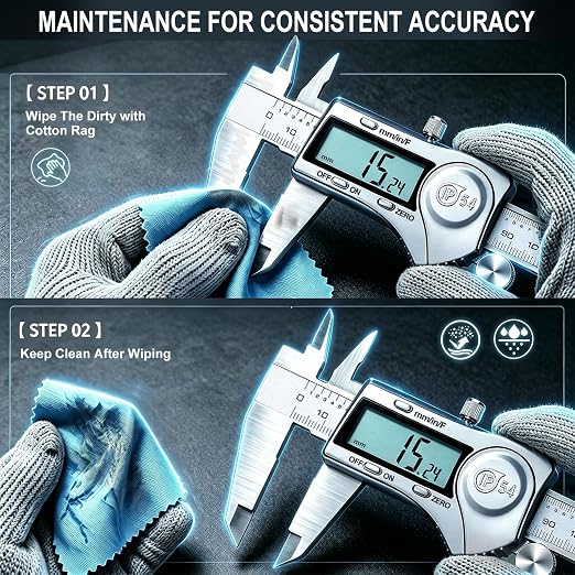 Kynup Digital Caliper 6 Inch Measuring Tool, Professional Stainless Steel - Image 7