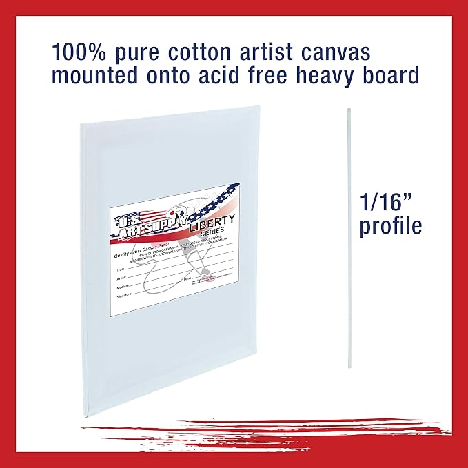 U.S. Art Supply 5 X 7 Inch Art Canvas Board Panels 96 Pack - Image 5