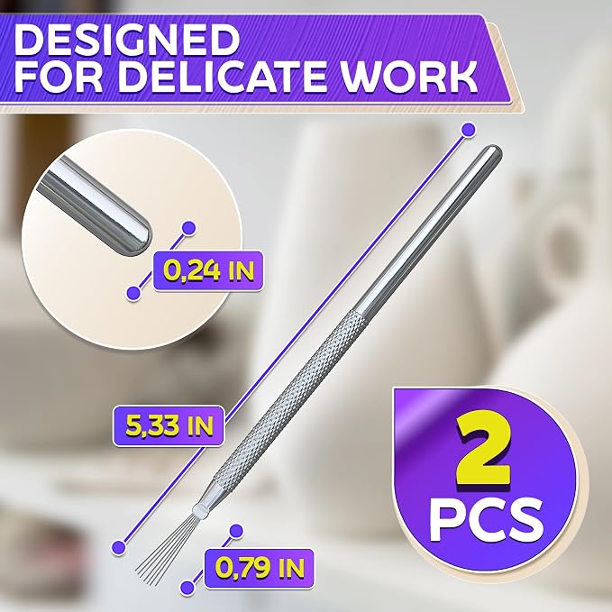 2 Pcs Pottery Scoring Tool – 5.33 Inch Clay Scoring Tool - Image 2