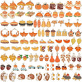 100Pcs 50 Pairs Fall Charms for Jewelry Making and Bracelets, Thanksgiving by ProfessionalDIYArtSupplier