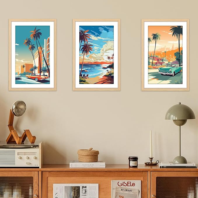 FIXSMITH 11x17 Picture Frame Natural Set of 2, Photo Frame - Image 8