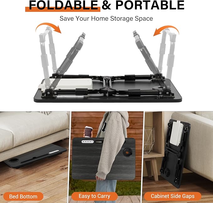 Lap Desk for Bed, Adjustable Laptop Desk - Image 7