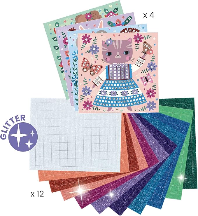 DJECO Lovely Pets Sticker Mosaic Craft Kit - Image 8