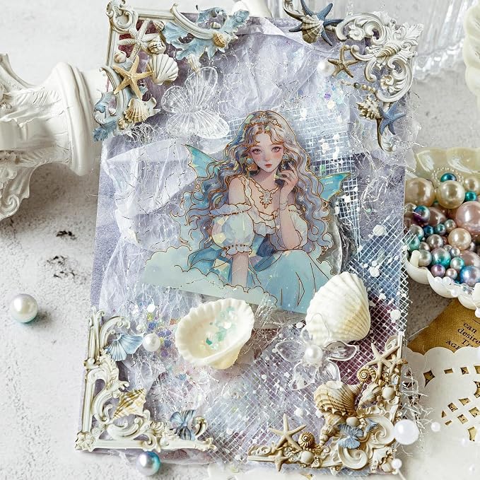 Thick Baroque Embossed Paper Corner Embellishments - Image 4