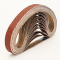 20 Pcs 3/4 x 20.5 Inch Premium Hard Cloth Aluminum Oxide Sanding Belts,4 Pcs Each of 60/100/240/400/600 Grits Sanding Belt for Detailing Bandfile Sander,520 x 20 mm Sanding Belts for Mini Belt Sander.