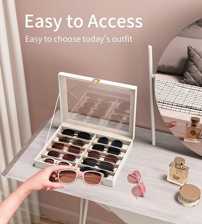 NEWLOOP 10/30 Slots Sunglass Organizer - Image 3