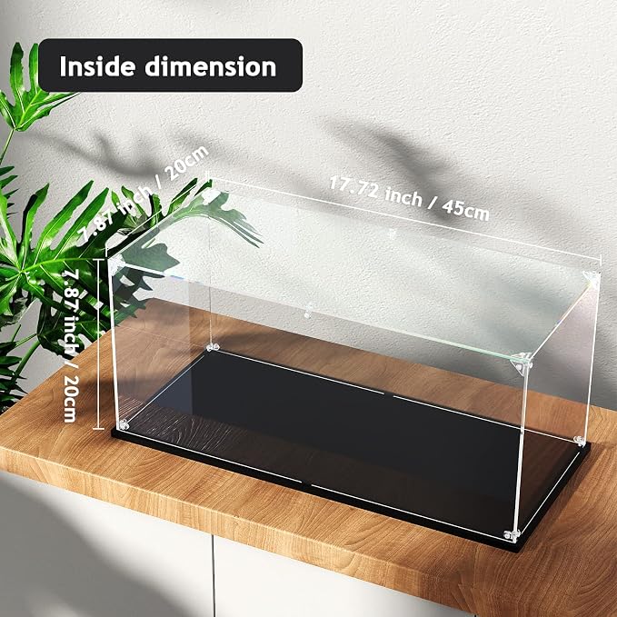 Clear Acrylic Display Case, Self-Assemble Showcase - Image 5