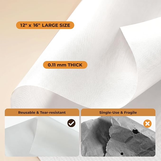 White PTFE Sheet for Heat Press - Image 5