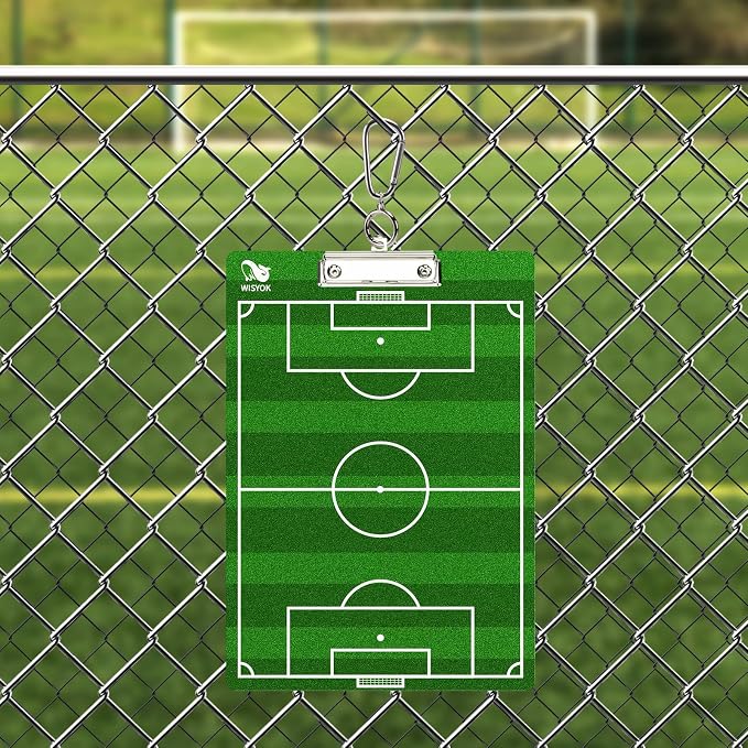 WISYOK Double-Sided Soccer Coaching Clipboard, Premium Dry Erase Tactical Board - Image 7