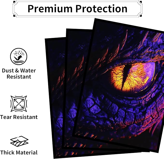 MTG Card Sleeves, Ultra Clear Front & Matte Finish Back - Image 4