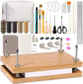 JUPEAN 45 Pcs Book Binding Kits Bookbinding Kit Book Press 7.9”x11.6” by Jupean