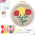Enkor Punch Needle Kit Adults Beginner, Needle Punch Embroidery Kits Beginners by Unknown