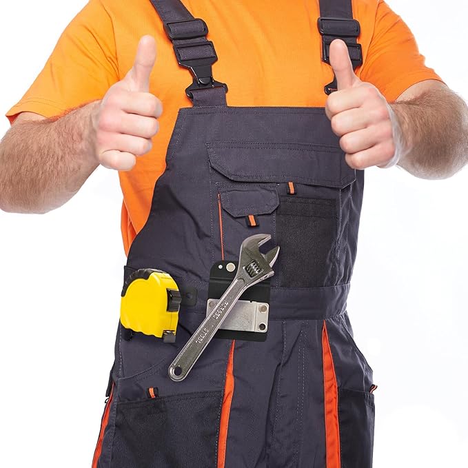2PCS Tape Measure Holder for Belt, Tapes Measure Belt Clip, Belt Tool Holder for Measuring Tapes Drill, Impact Driver Any Tape Holster with a Clip.