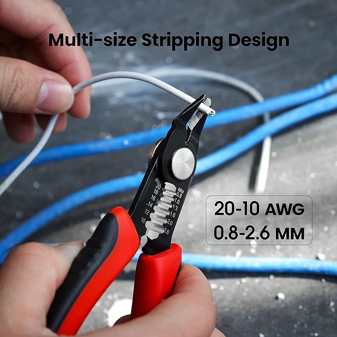 KAIWEETS Wire Cutters 6-Inch Flush Pliers - Image 5